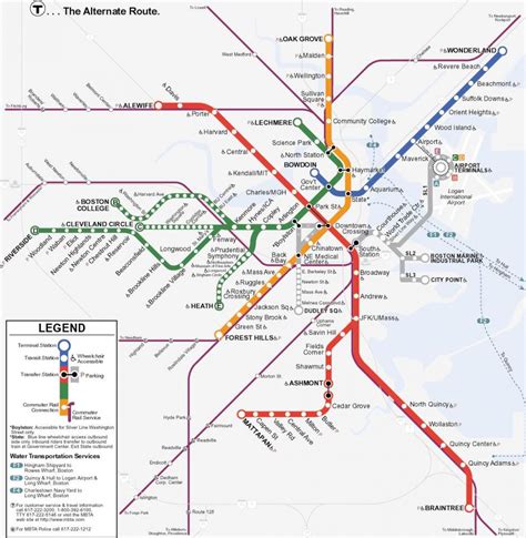 mbta map orange line